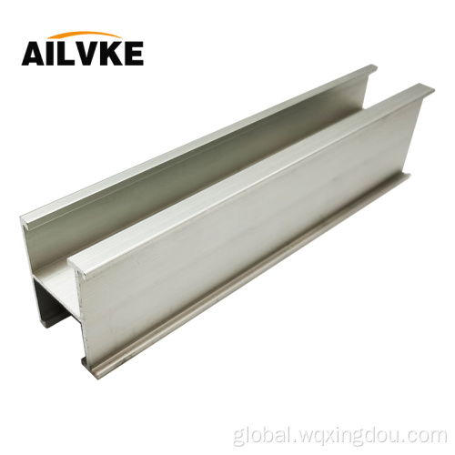 China Photovoltaic aluminum profile H Guide rail Support Factory